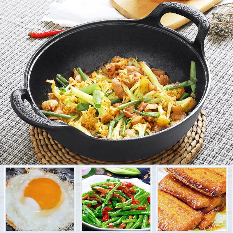 🔥Hot Sale 50% Off🔥Uncoated Thick Iron Pot
