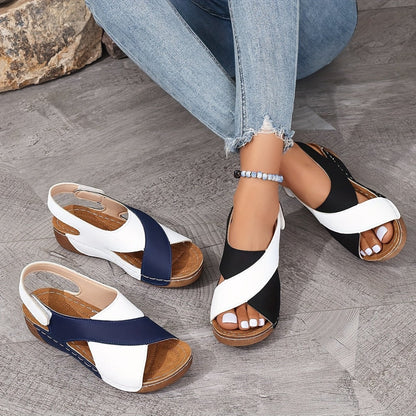 🔥Last Day Promotion 44% OFF 🏖️- Women's Ultra Comfortable Slope Heel Orthopaedic Sandals