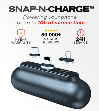 3-in-1 plug mini portable magnetic power bank