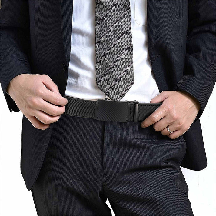✨️Best for Father's Day🎁 Leather Ratchet Belt With Adjustable Buckle💼