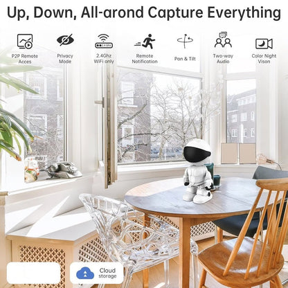 👍🤖Wireless Indoor Motion Detection Robot Camera