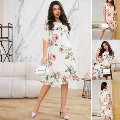 ⏳ Limited time 49% off! 💥Blush Petal Flow Chiffon Dress