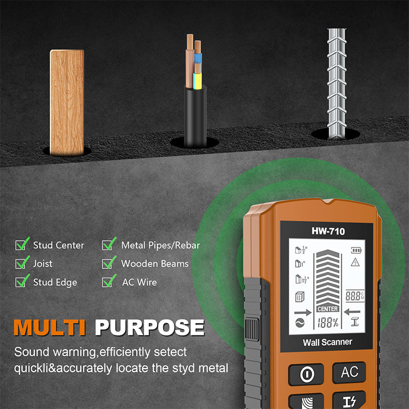 🪛Multifunctional Handheld Metal & Wall Detector