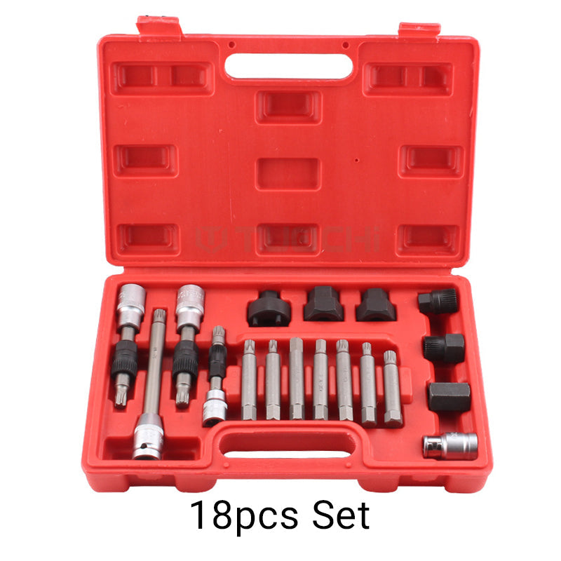 🔧Super helper🔥Generator Pulley Removal Tool Kit with Organizer
