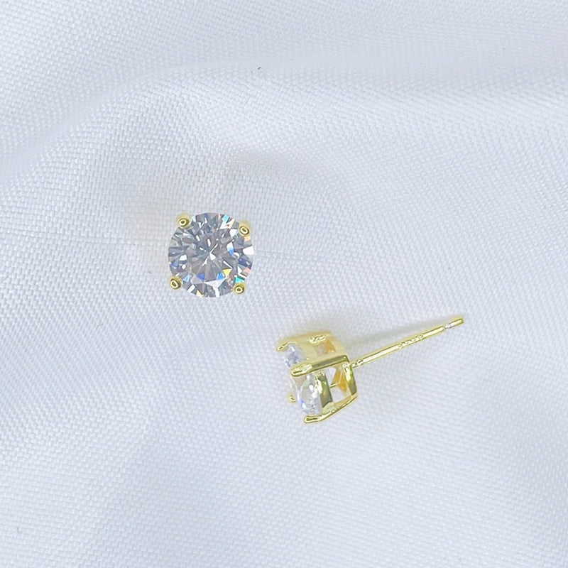 💎Captivant💎Boucles d'oreilles rondes scintillantes en moissanite✨
