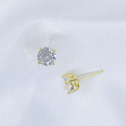 💎Captivant💎Boucles d'oreilles rondes scintillantes en moissanite✨