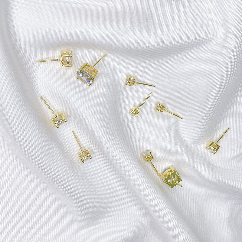 💎Captivant💎Boucles d'oreilles rondes scintillantes en moissanite✨
