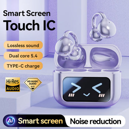 🎧🔥2025 HOT SALE🔥Bluetooth Clip On Earphones - Wireless Freedom Music on the Go Stylish and Convenient