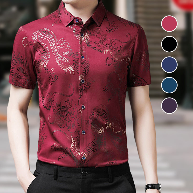 ✨Men's Ice Silk Short Sleeve Shirt👕