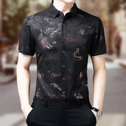 ✨Men's Ice Silk Short Sleeve Shirt👕