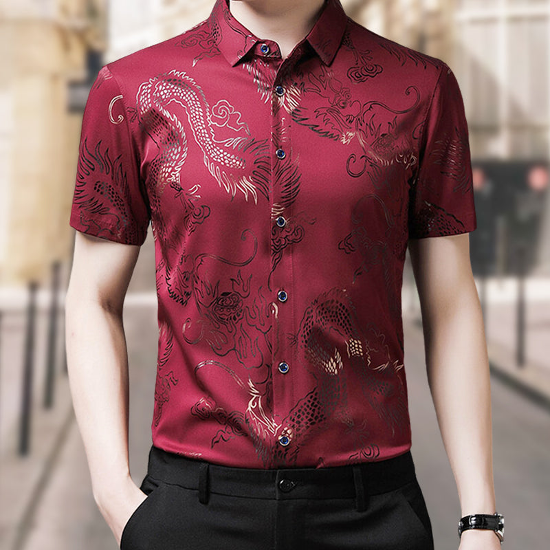 ✨Men's Ice Silk Short Sleeve Shirt👕