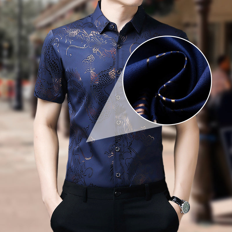 ✨Men's Ice Silk Short Sleeve Shirt👕