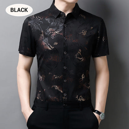 ✨Men's Ice Silk Short Sleeve Shirt👕