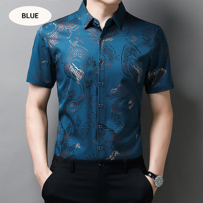 ✨Men's Ice Silk Short Sleeve Shirt👕