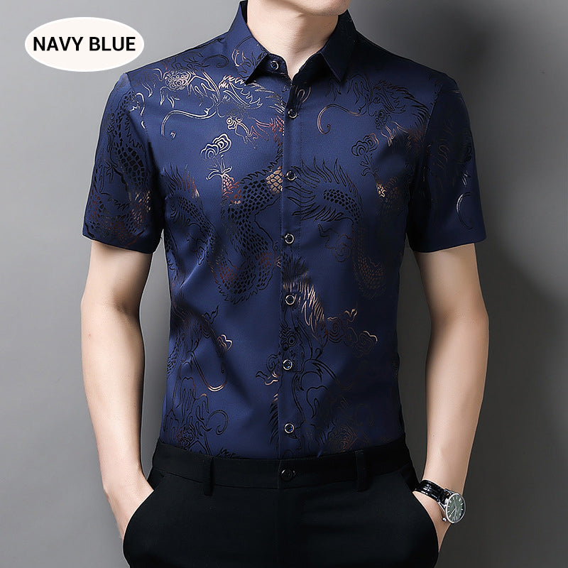 ✨Men's Ice Silk Short Sleeve Shirt👕