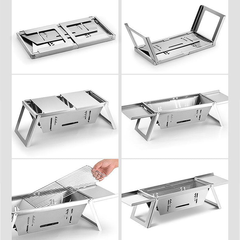 🔥Hot Sale 50% 0FF🔥Stainless Steel Folding Outdoor Barbecue（The more you buy, the higher the discount）