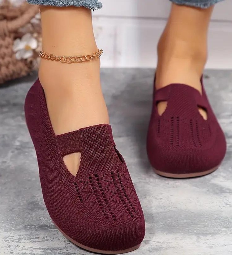 🔥Last Day 49% OFF🔥Women Walking Comfortable Breathable Knit Flats Shoes