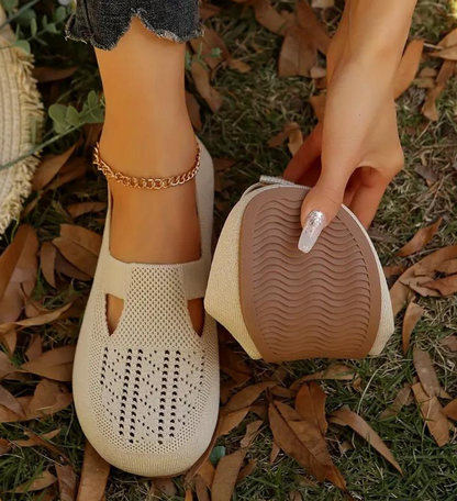 🔥Last Day 49% OFF🔥Women Walking Comfortable Breathable Knit Flats Shoes