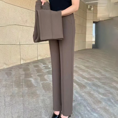 🔥Hot Sale 49% 0FF🔥Women's Casual High-Waisted Straight Leg Pants