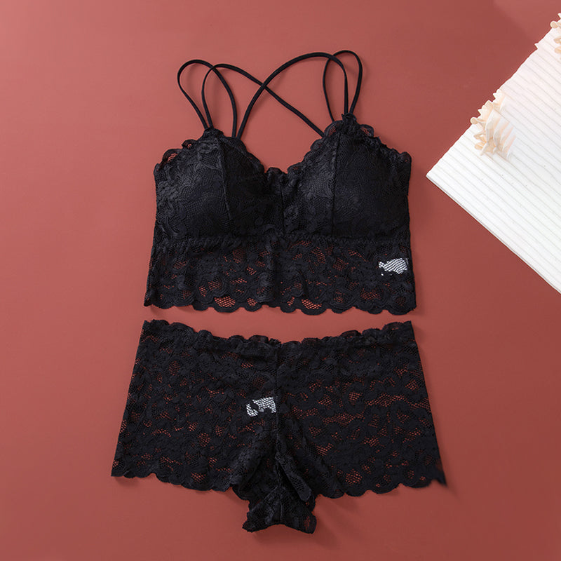 ⏳ Limited time 50% off! 💥Women's Lace Bralette and Panty Set（The more you buy, the higher the discount）
