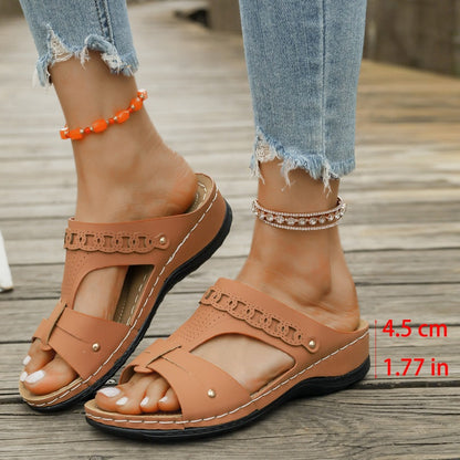 Women's Summer Stylish Cutout Platform Sandals