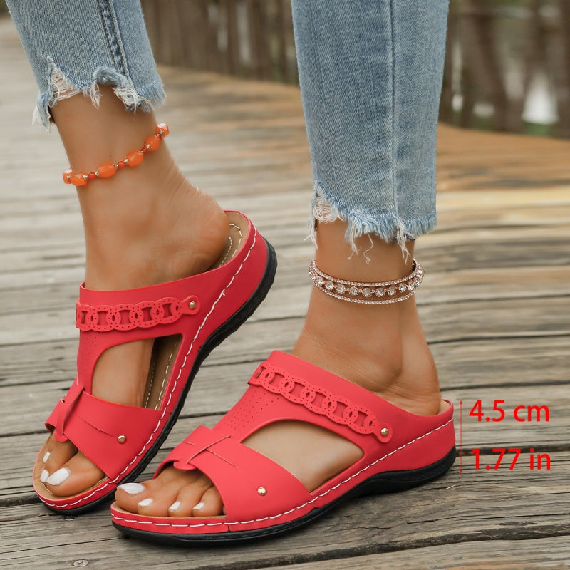 Women's Summer Stylish Cutout Platform Sandals