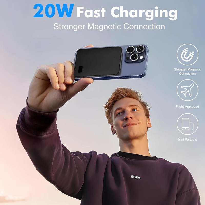 ⏳Time-limited Special⌛Magnetic Portable Wireless Charger with LED Display