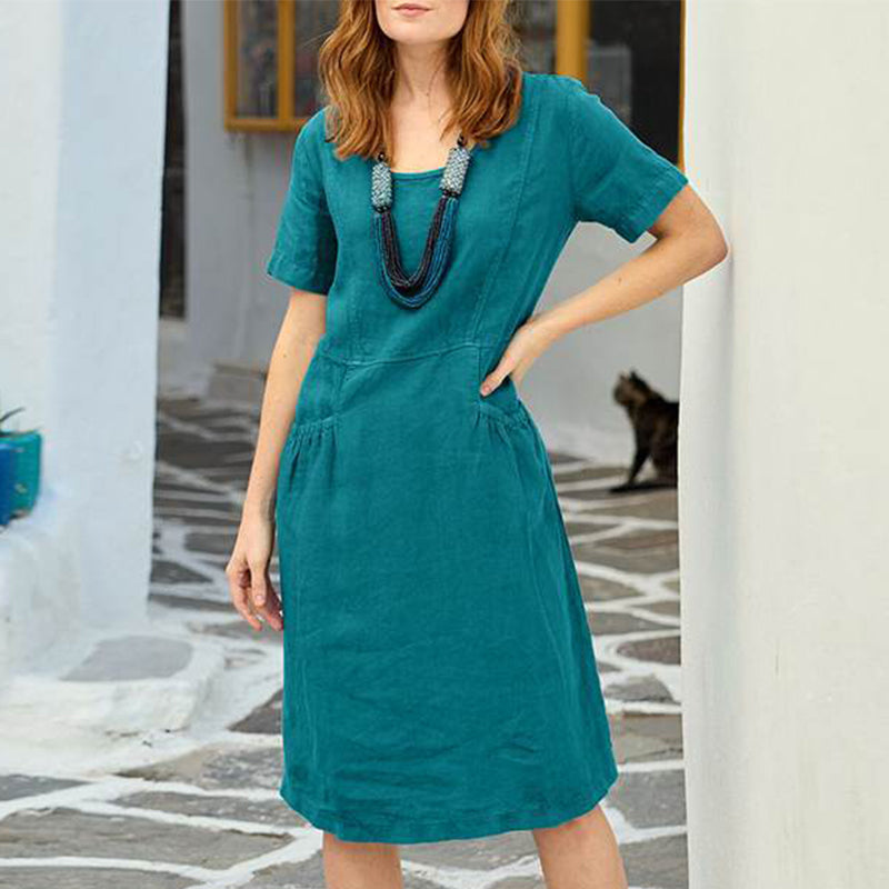 Women's Casual Dress with Pockets