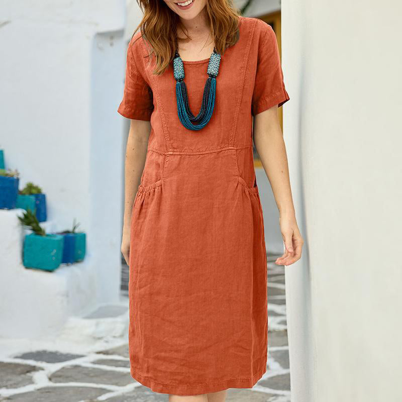 Women's Casual Dress with Pockets