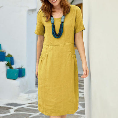 Women's Casual Dress with Pockets