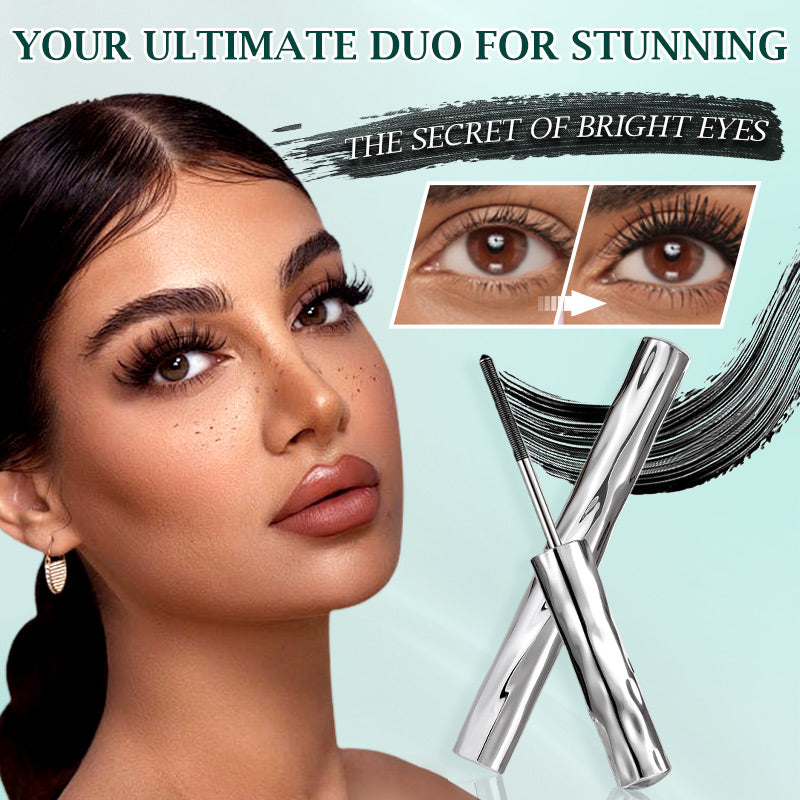 🎅🏻CHRISTMAS LIMITED BUY 1 GET 1 FREE!!✨Ultimate Waterproof & Sweatproof Lengthening & Curling Mascara👁️