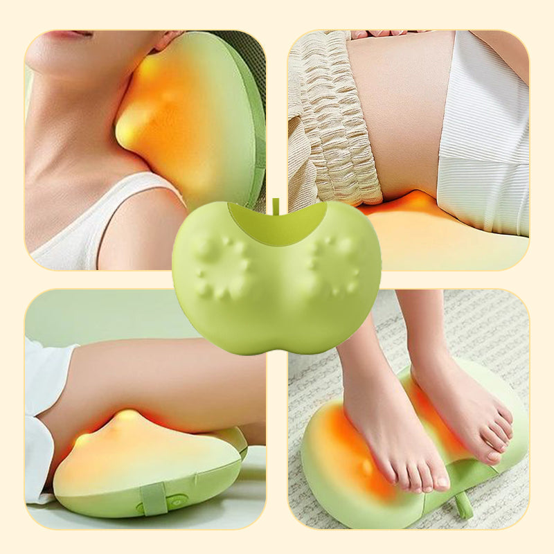 🔥2025 Hot Sale🔥3D Kneading Neck & Back Massage Pillow with Heat📢📢Flash Sale: Ending in 3 Hours!⏰⏰