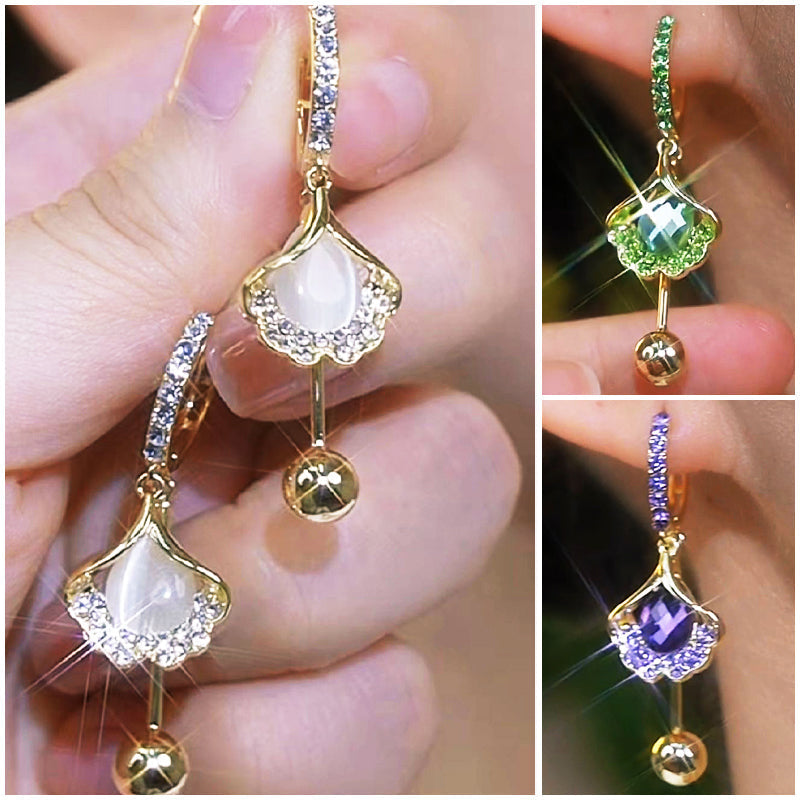 ⏳Time-limited Special💎Delicate Ginkgo Leaf Earrings for Women