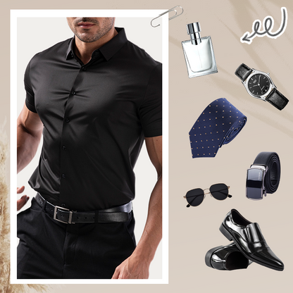 Men's Short Sleeve 4-Way Stretch Shirt