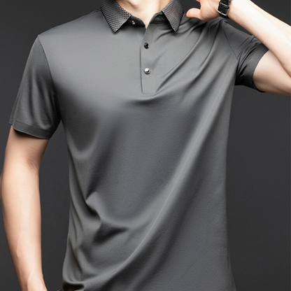 ❄️Men's Casual Business Short Sleeve Lapel T-Shirt