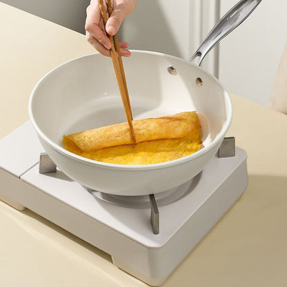 ⏳Time-limited Special⏰Ceramic Non-Stick White Large Cooking Pot