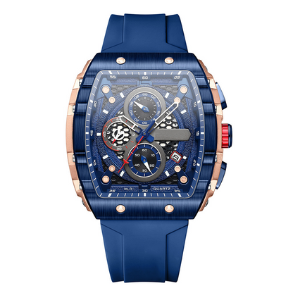 🌈Cyberpunk Futuristic Style⌚Men's Multifunctional Fashion Quartz Watch