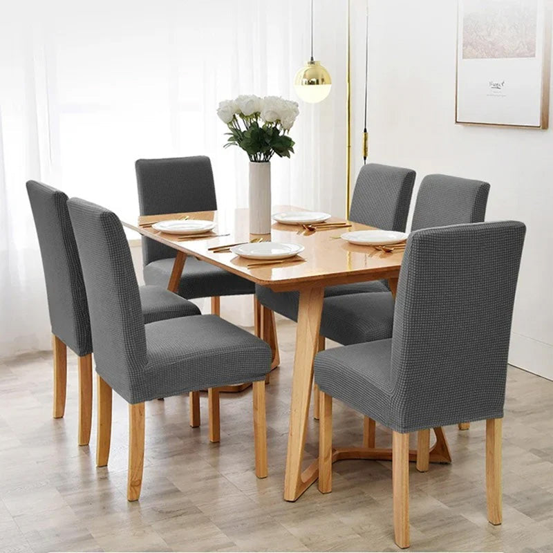 🪑 BUY 2 GET 3! ✨ STRETCH CHAIR COVER - One-Piece Design & Universal Fit, Spandex Material for Easy Installation, Protects Furniture from Stains and Wear 🛋️🌟