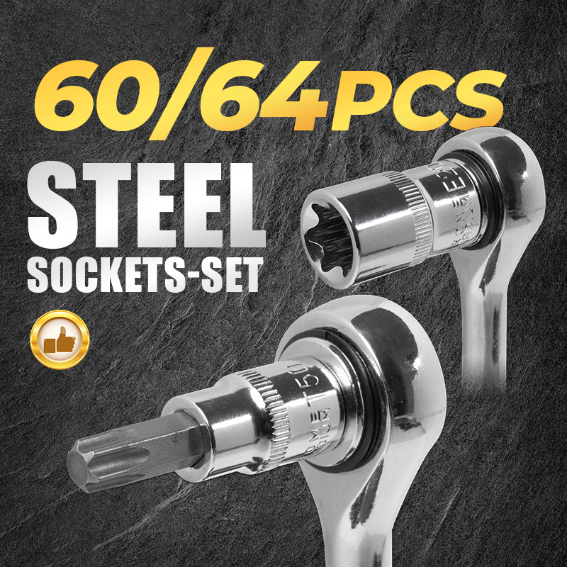 CR-V Steel Sockets Set