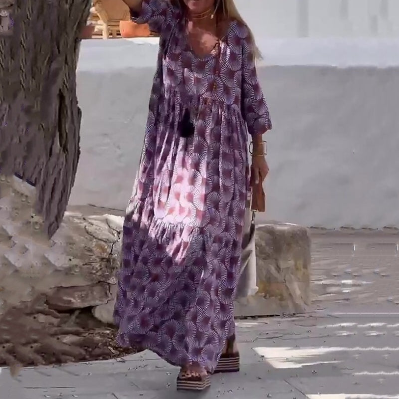 Women's Plus Size Casual Flowy Dress