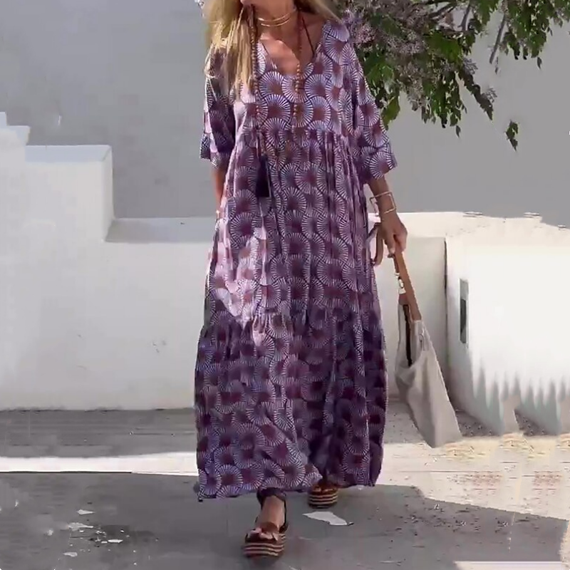 Women's Plus Size Casual Flowy Dress