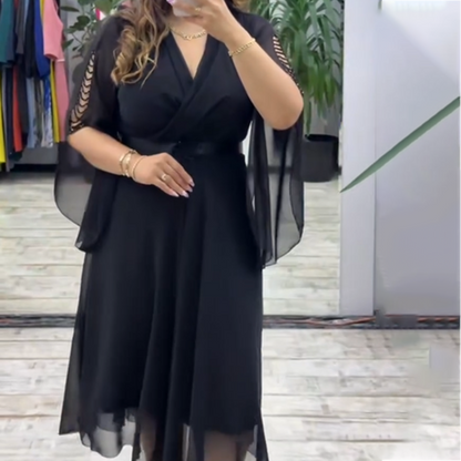 Women’s Elegant V-Neck Dress
