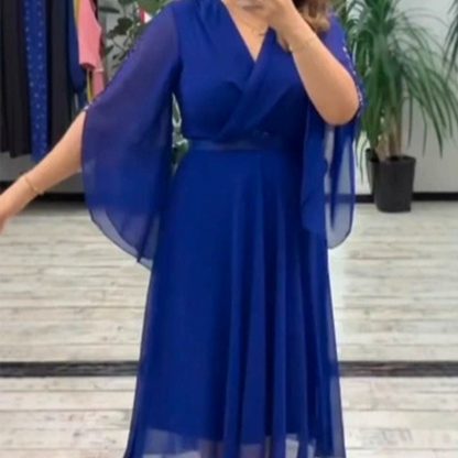 Women’s Elegant V-Neck Dress