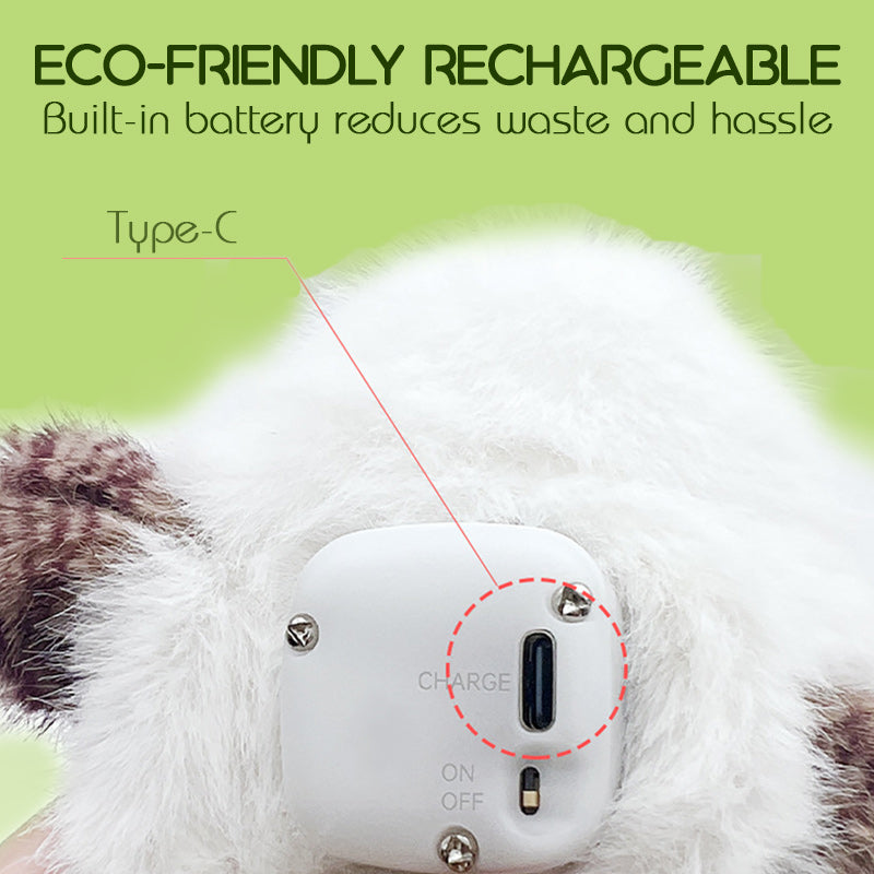 Lifelike Bird-Shaped Interactive Cat Toy