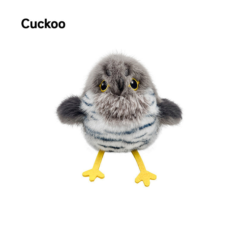 Lifelike Bird-Shaped Interactive Cat Toy