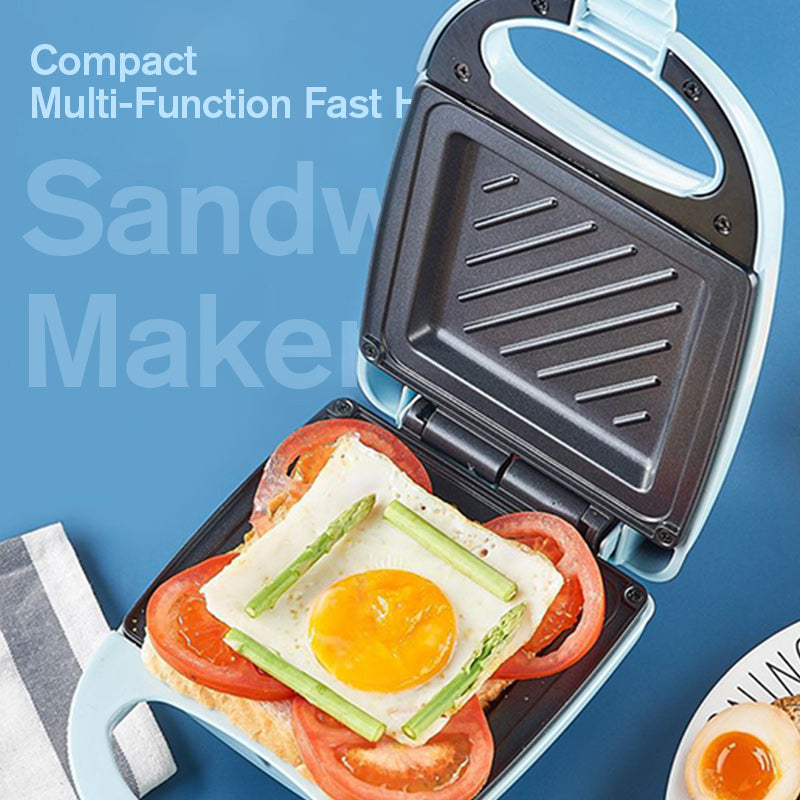 ✨ Compacte Multifunctionele Sandwichmaker – Grill, Bak & Rooster in Minder dan 3 Minuten!