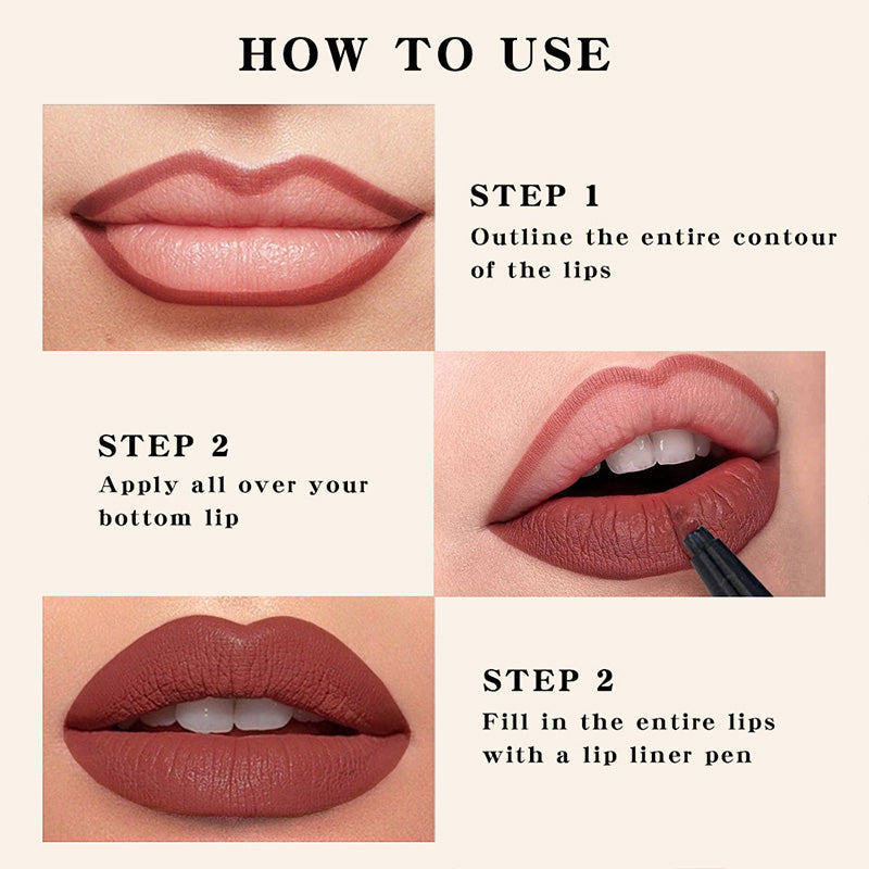 🥰Buy 1 Get 1 Free🥰 Waterproof Long-Lasting Matte Lip Liner