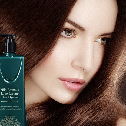 🔥HOT SALE 50% OFF🎁✨Mild Formula Long Lasting Hair Dye Set - Buy 3 Get 1 Free🎁