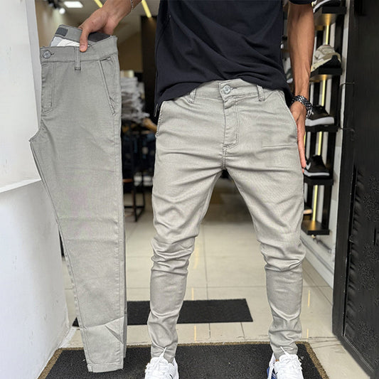 💥Men’s Slim-Fit Casual Solid Color Pants