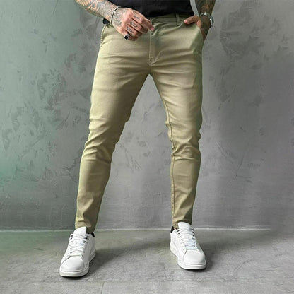 💥Men’s Slim-Fit Casual Solid Color Pants